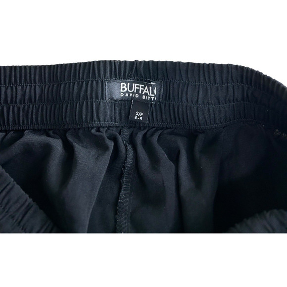 Buffalo David Bitton Black Bohemian Jogger Pants Sz Small 2-4 Relaxed Cuffed Leg - Picture 5 of 8